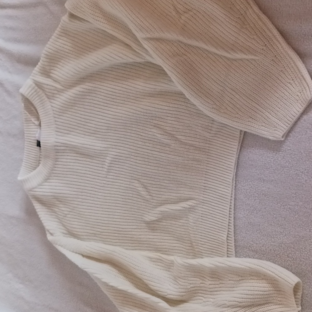 Knit crop sweater